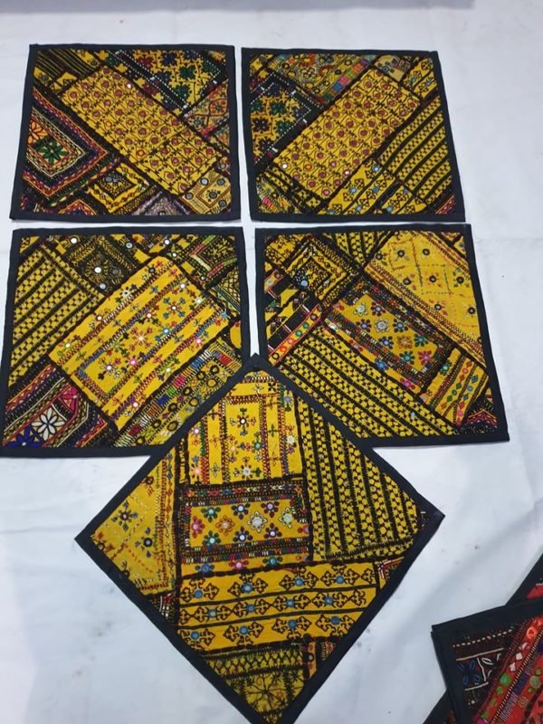 Sindhi Patchwork Sofa Cushions Cover Set